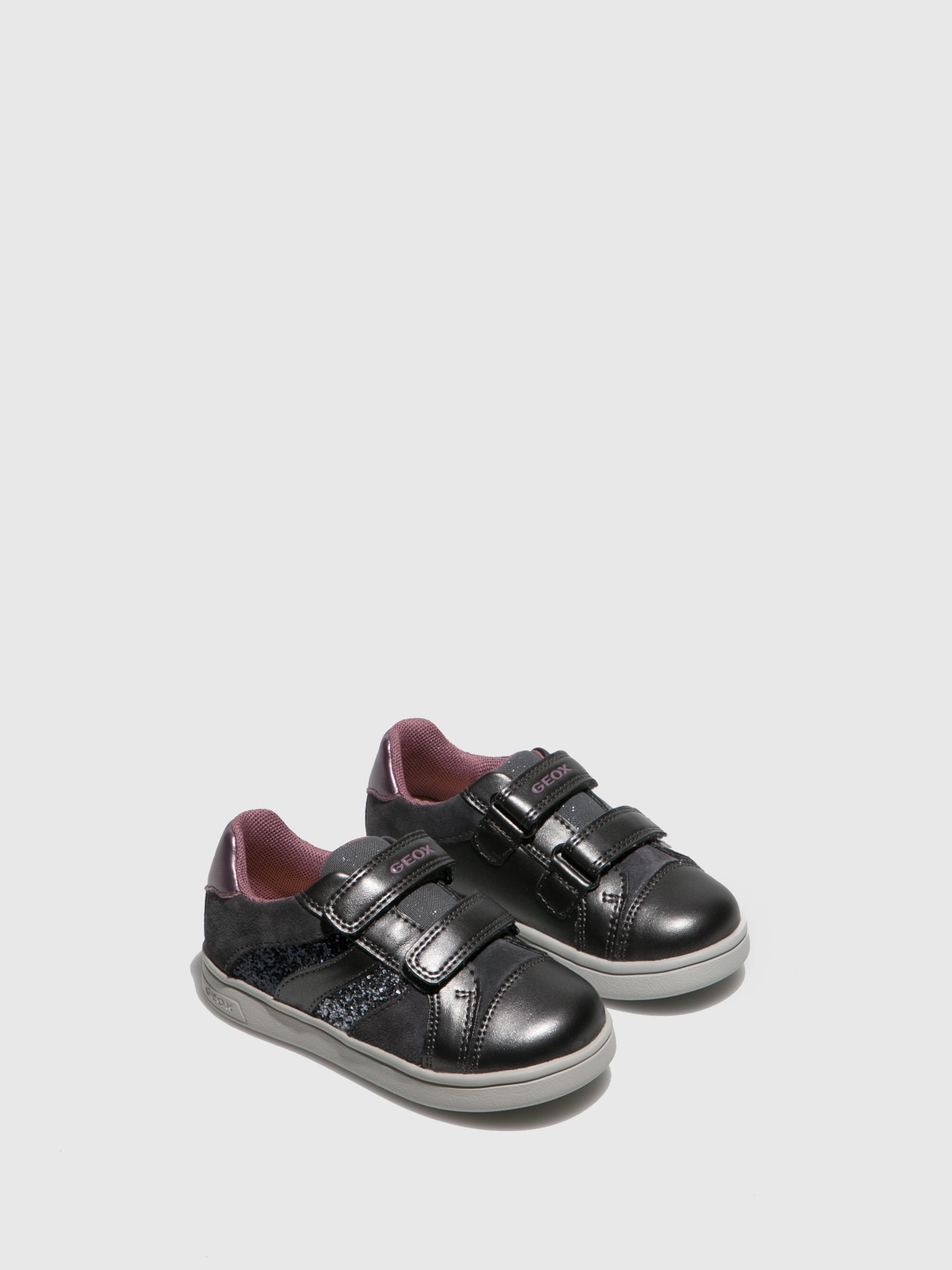 Geox Ténis com Velcro em Cinzento